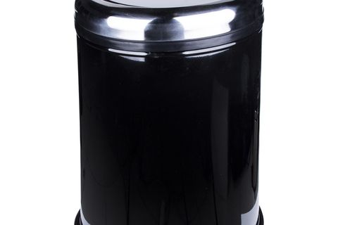 VİP SİYAH PRATİK DÖNER KAPAKLI ÇÖP KOVASI 8 LT
