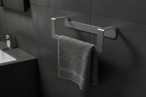 PREMİUM METAL BANYO HAVLULUĞU, CAM GRİ, 2046 CM