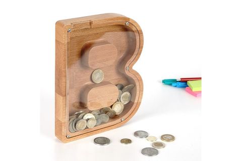 DEKORJİNAL MASİF AHŞAP KUMBARA HAKUMB