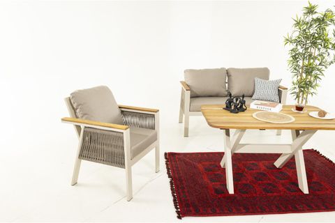 CAPELLA İKİLİ BAHÇE OTURMA GRUBU, KREM