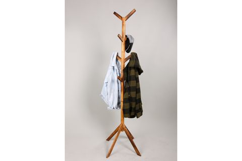 TALASCH AHŞAP AYAKLI ASKILIK, CEVİZ, 180 CM