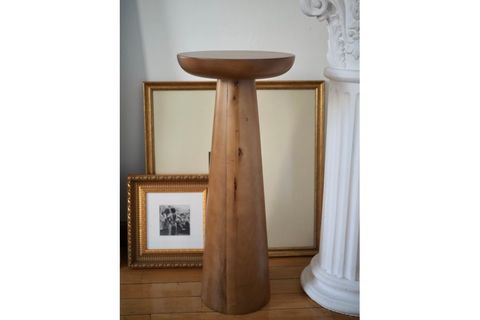 TUCAS HOME MUSHROOM CEVİZ YAN SEHPA - 70 CM MANTAR SEHPA