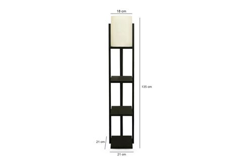 HOMİNG VERA FLOOR LAMP, 135 CM, CREAM, UK
