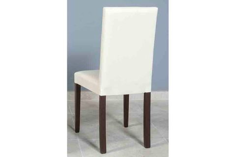 EKO DERİLİ GİYDİRME İKİLİ SANDALYE BEYAZ VENGE