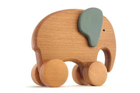 NS DESİGN FİL RENKLİ AHŞAP OYUNCAK