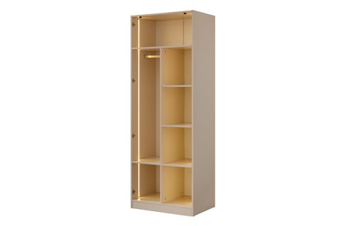 VİTA MDF GARDIROP, MAKYAJ ÜNITELİ PUFLU, KÖŞE, 6 KAPAKLI