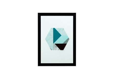 MİNT MARBLE BEYAZ ÇERÇEVELİ TABLO