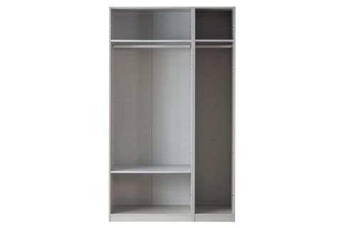 LUNA NOX GARDIROP, KREM, 3 KAPAKLI, AYNALI