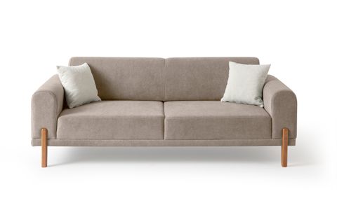 HAMBURG PLUS SIRT MEKANİZMALI ÜÇLÜ KOLTUK, SÜTLÜ KAHVE