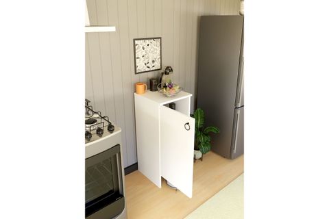 KABİ TEK KAPAKLI ÇOK AMAÇLI DOLAP, BEYAZ