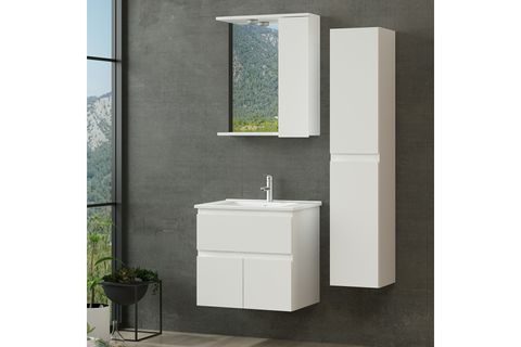 NİKA BANYO DOLABI AS2K1Ç64, BEYAZ, 65 CM