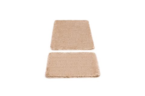 SEGURA PELUŞ KAYDIRMAZ TABAN İKİLİ BANYO PASPASI, BEJ, 60X100-50X60