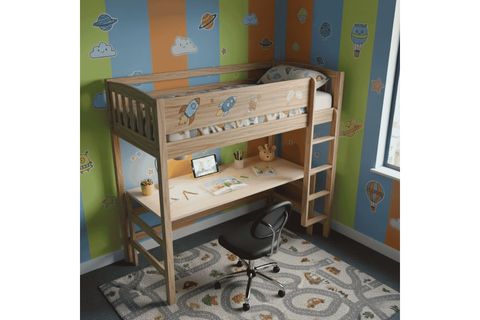WOODESK RUSTİCO AHŞAP ÇALIŞMA MASASI, NATURAL RENK