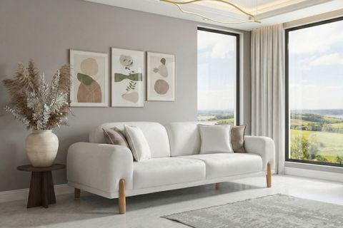 STOCKHOLM ÜÇLÜ KOLTUK, BEYAZ