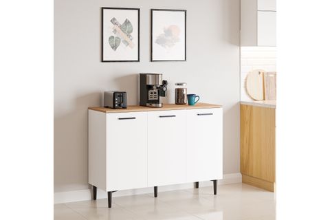 LAVO ÇOK AMAÇLI KİLER DOLABI, BEYAZ, 3 KAPAKLI