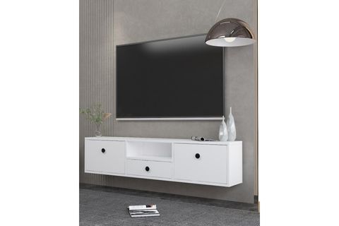 DROP TV SEHPASI, BEYAZ SİYAH KULP, 1301DROPDD 1