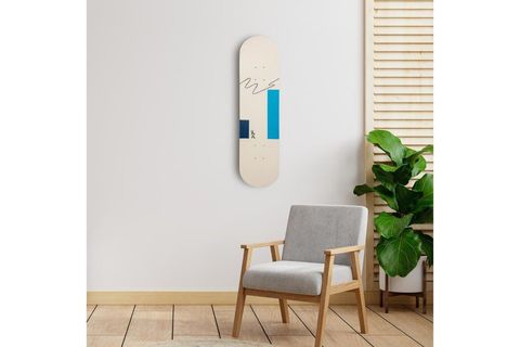 DEPRESSION KAYKAY EL YAPIMI AHŞAP DUVAR DEKORU
