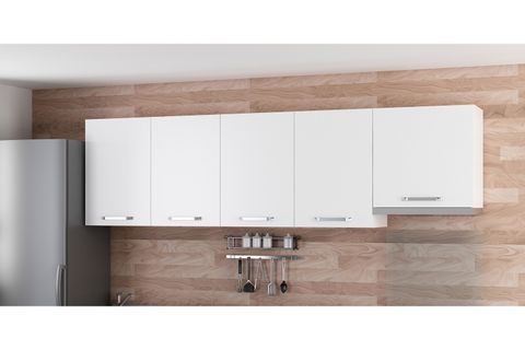 MİNAR 260 CM MUTFAK DOLABI BEYAZ 260-B7-ÜST MODÜL