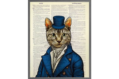 SEVİMLİ KEDİ KÖPEK TABLO SETİ, 35X50, 4