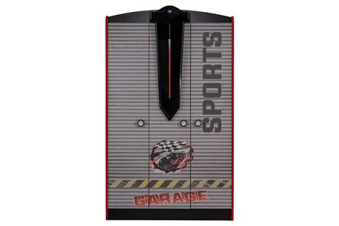 SPORTS ÇOCUK ODASI TAKIMI - KIRMIZI MERSO ARABALI YATAK