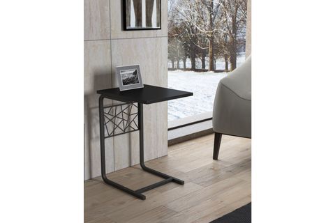 SAFİR PREMIUM C SEHPA, GEOMETRİK DESENLİ, SİYAH