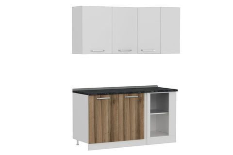 MİNAR 155CM KÖŞE MUTFAK DOLABI BEYAZ DORE K155D1