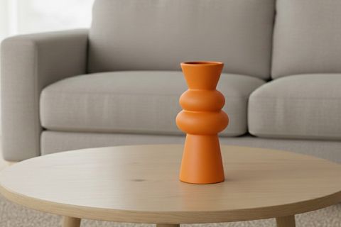 BOMBELİ VAZO, TURUNCU