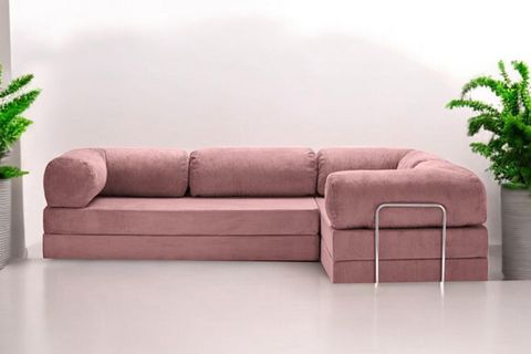 LEGOM MODÜLER YATAKLI AKTİVİTE KÖŞE KOLTUK GÜL KURUSU, 200X300