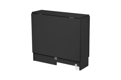 SİLVİA KATLANIR YEMEK MASASI, SİYAH, 140X80