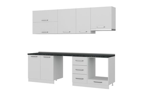 MİNAR 255 CM MUTFAK DOLABI BEYAZ 255 B16