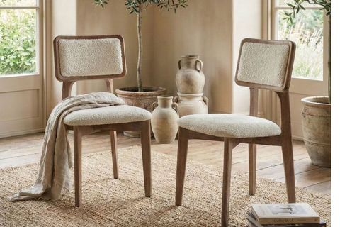 MORENA KOYU ESKİTME YUVARLAK HAZERAN SANDALYELİ, 100 CM