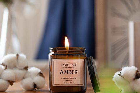 DFN HOME LORIENT AMBER KOKULU KAVANOZ MUM 250 GR