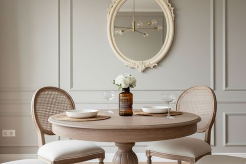 ORLANDO YUVARLAK ESKİTME AÇILIR MUTFAK MASA TAKIMI, 100X100