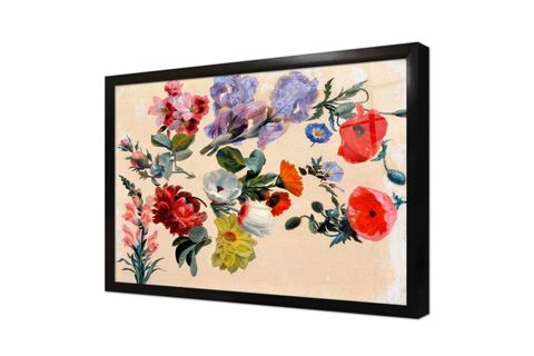 ÇİÇEKLER 1 CAM TABLO, ÇERÇEVESİZ, 60X90, C02000027