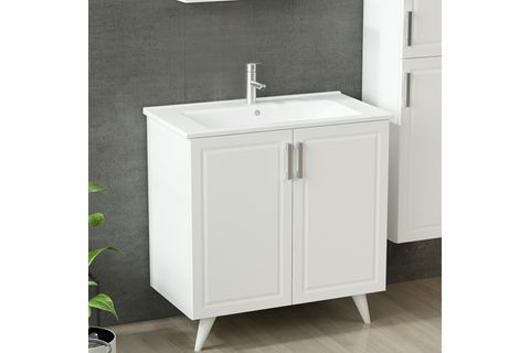 SANYA BANYO DOLABI AY2K125, BEYAZ, 100CM