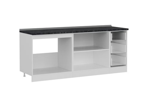 MİNAR 200 CM MUTFAK DOLABI BEYAZ 200-B1 -ALT MODÜL