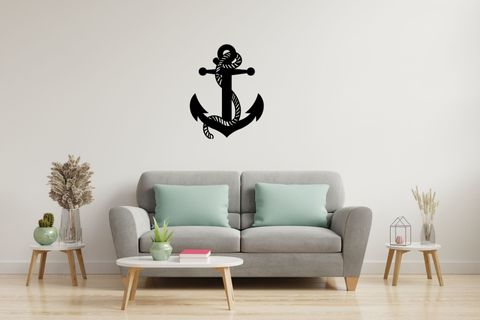 DENİZ ÇAPA LAZER KESİM TABLO, 39X50