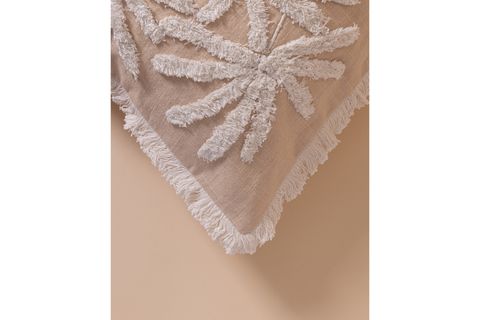 THE MİA BOHEM PALMİYE DESENLİ KIRLENT, PUDRA 45X45 CM