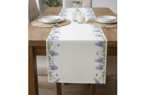 LEYLAK RÜYASI PAMUKLU MASA RUNNER, 0060 50X150