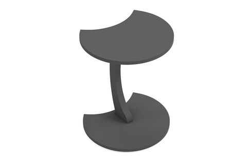 JEDI TEKERLEKLİ C SEHPA KOLTUK SEHPASI, ANTRASİT