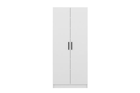 KALE 210 CM 2 KAPAKLI 2B RAF PORTMANTO, BEYAZ