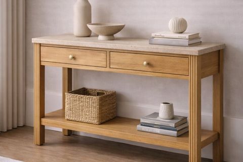 HAVEN ÇEKMECELİ DRESUAR, MEŞE TRAVERTEN