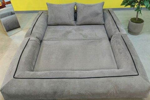 KATLANIR YATAK ÇOK FONKSİYONLU KOLTUK, GRİ