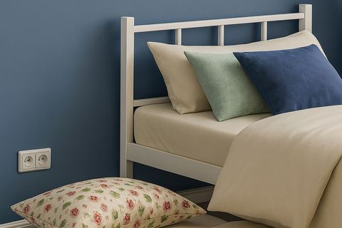 TİTAN YAVRULU METAL KARYOLA, BEYAZ, 80X190 90X190