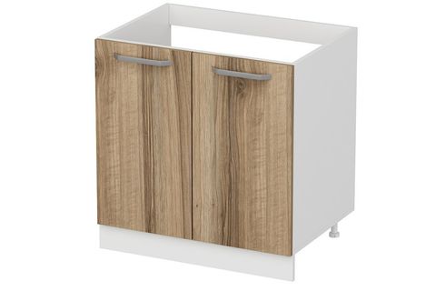 MİNAR MUTFAK DOLABI ALT MODÜL, DORE BEYAZ, 80 CM