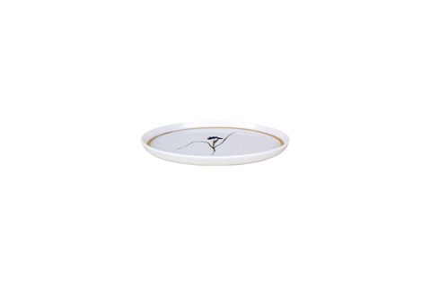 PORLAND BOTANİCAL DESEN3 TEKLİ DÜZ TABAK 21CM