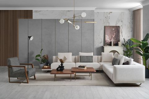 SOLİD KÖŞE KOLTUK, KREM