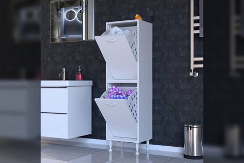 İLKİM ALT VE ÜST MODÜL SEPETLİ BANYO DOLABI, 35 CM