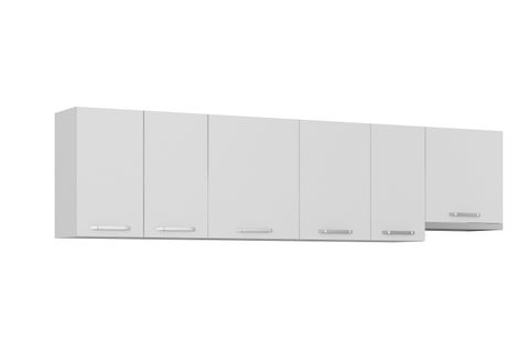 MİNAR 290 CM MUTFAK DOLABI BEYAZ 290-B4-ÜST MODÜL