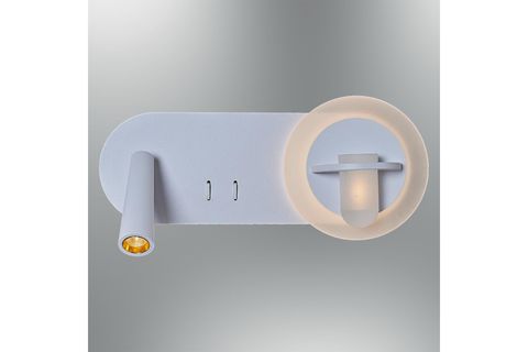 ÖZCAN AYDINLATMA STEP LED YATAY OKUMA LAMBALI APLİK BEYAZ RENK, 2723-06-01